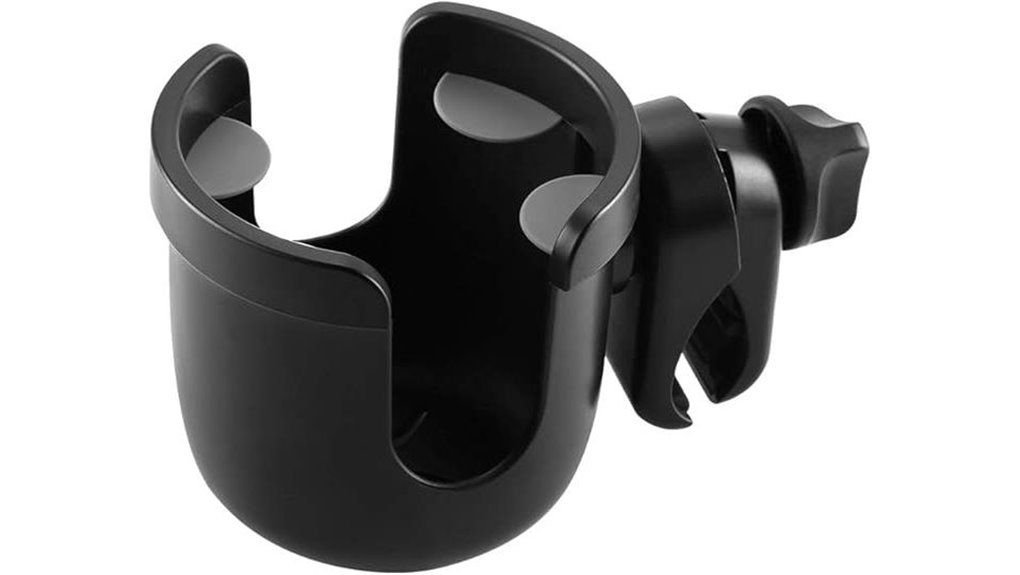 Best Stroller Cup Holders for Travel Strollers (Stable Clamps) 10 universal stroller cup holder