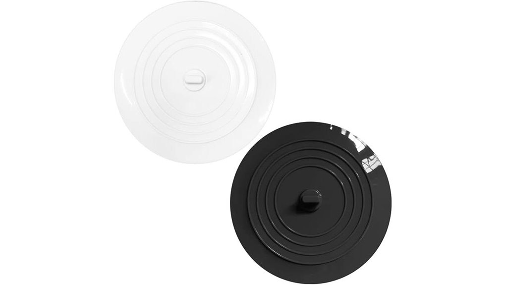 universal two piece silicone stoppers