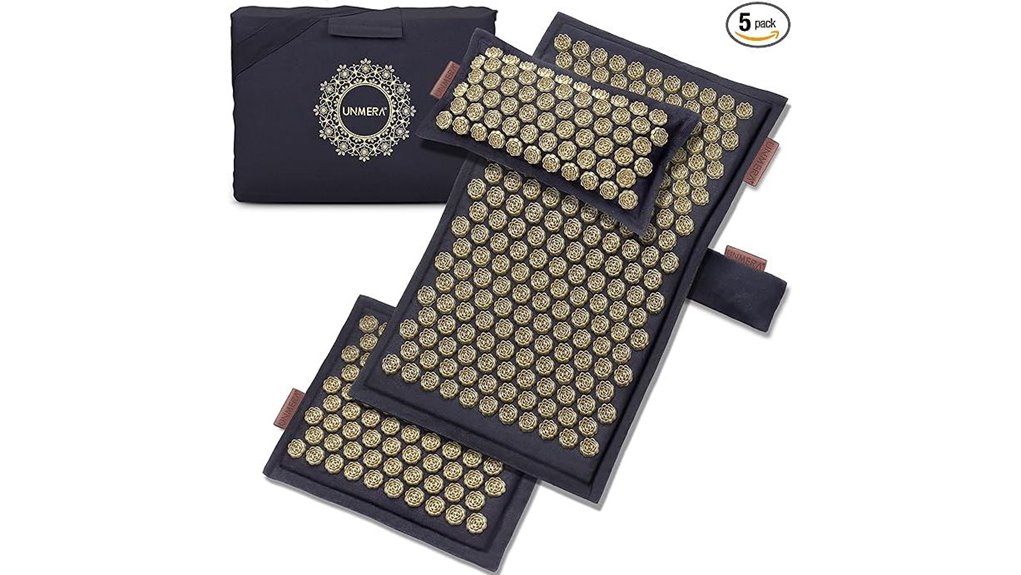 Travel-Size Acupressure Mats That Ease Tension on the Go 6 unmera acupressure mat pillow