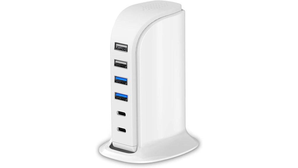 Bedside Charging Station (Multi-USB): Power Up Conveniently 2 upoy dual usb c 45w