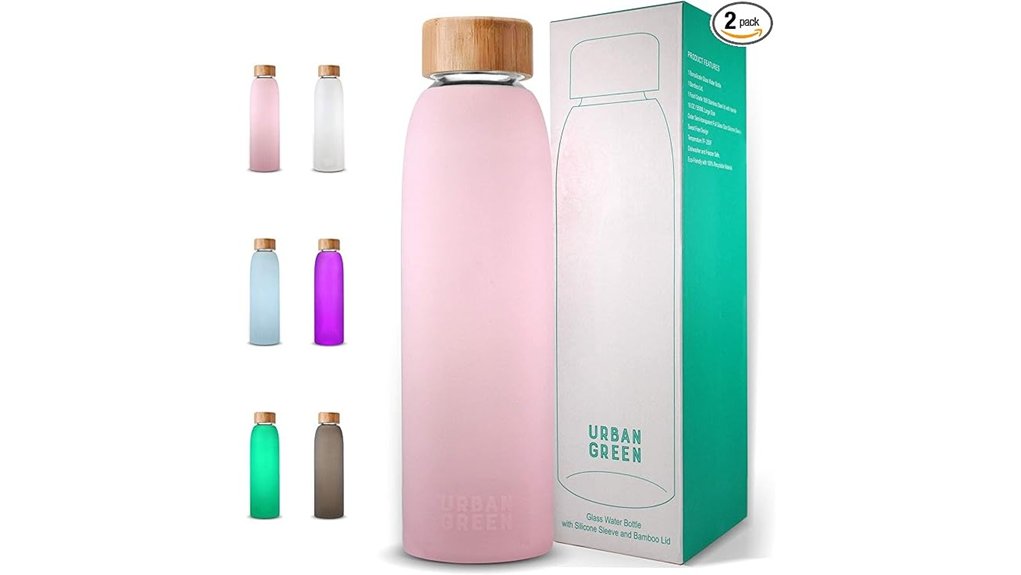Travel Water Bottles: Stainless Steel vs Plastic vs Glass 4 urban green bamboo bottle