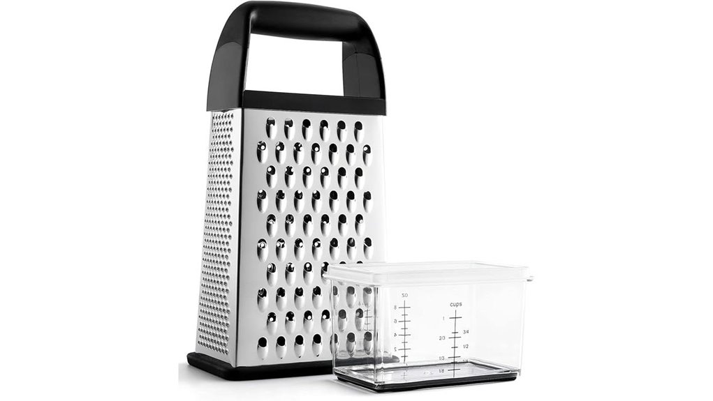 Box Grater With Container: Must-Have Tools for Every Kitchen 1 urbanstrive grater dishwasher safe