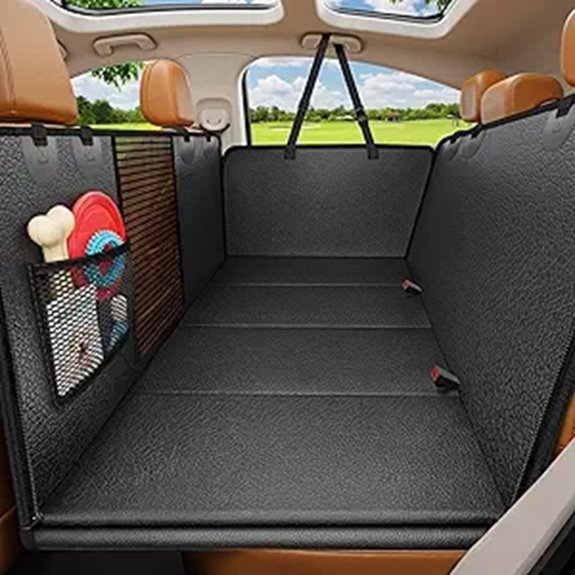 Waterproof Pet Car Seat Covers for Road Trips 7 urpower pu leather dog extender