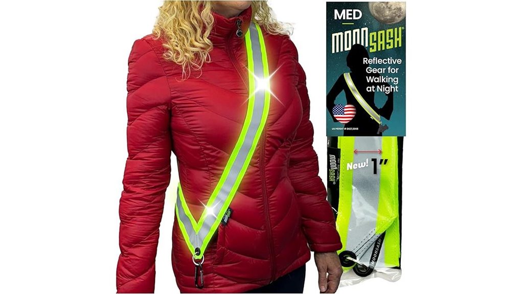 Reflective Vests for Travel Walking at Night That Pack‑Flat 2 usa reflective night sash