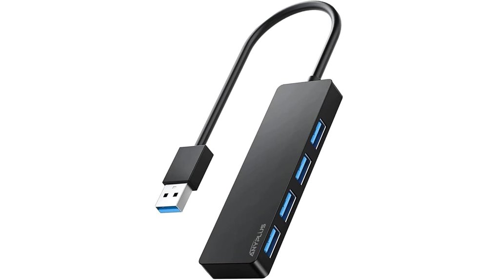 Best Universal USB Hubs For Travel Laptops 6 usb 3 0 4 port hub