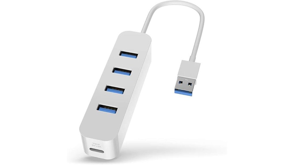 Top USB Hubs For Travel Laptops With Must-Have Ports 12 usb 3 0 four port power