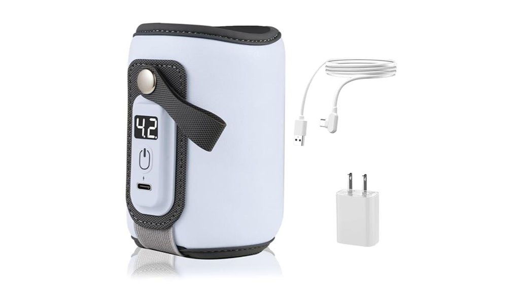 Best USB Portable Bottle Warmers for Travel 3 usb 5 speed led warmer