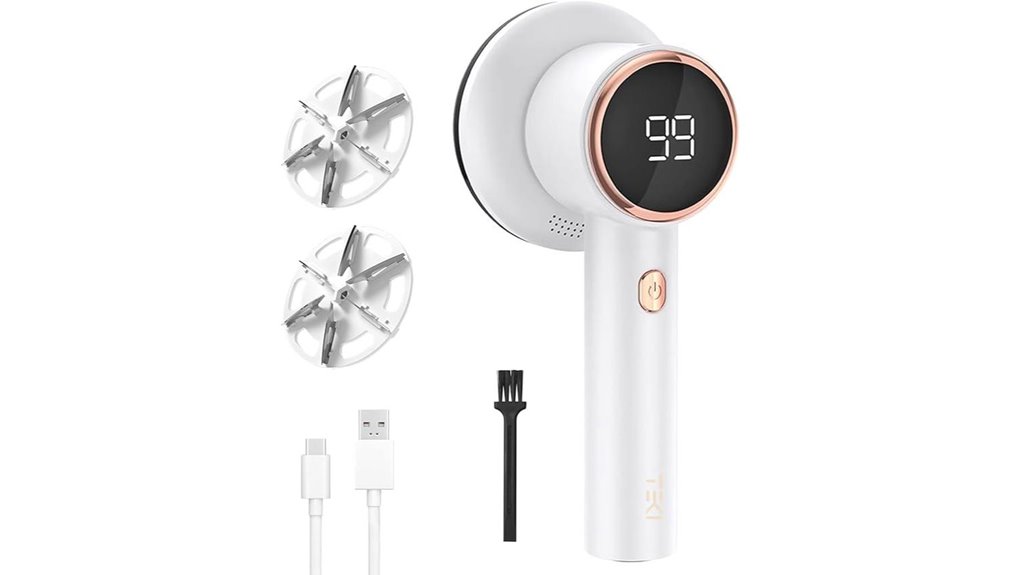 Best USB‑Rechargeable Fabric Shavers That Make Travel Easy 8 usb 6 blade lint shaver