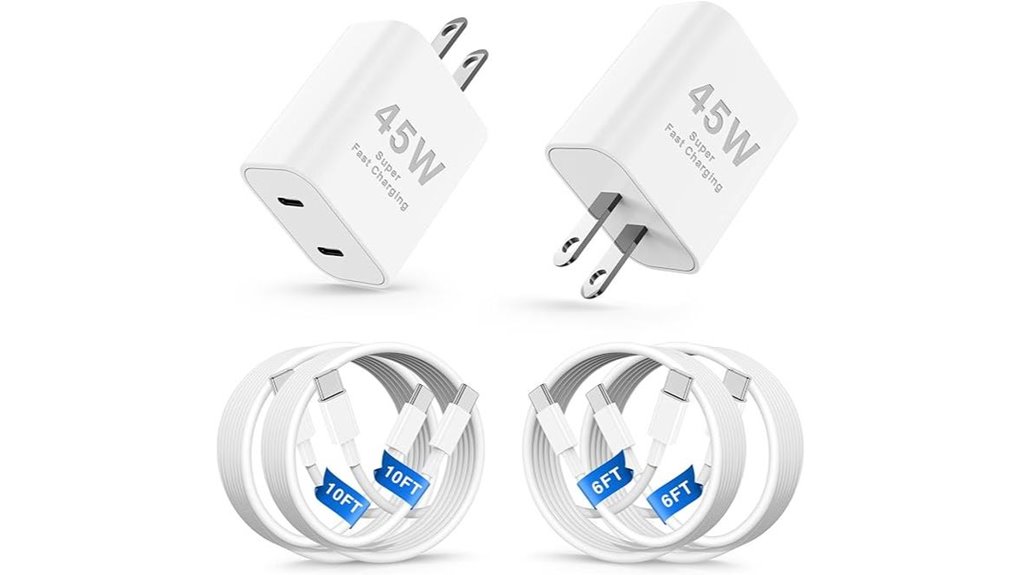 Top Travel Charging Cable Kits for Short & Long Adventures 6 usb c 45w iphone charger