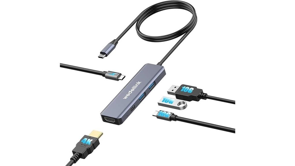 usb c 5 in 1 100wpd hdmi4k