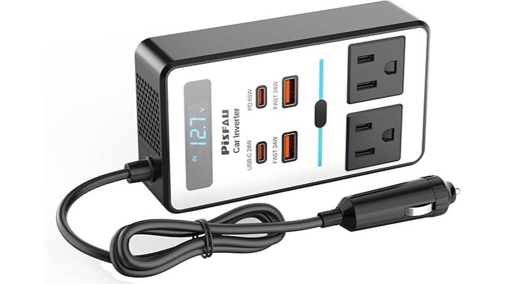Top Car Power Inverters (DC to AC) for Ultimate Road Trips 12 usb c 65w car inverter