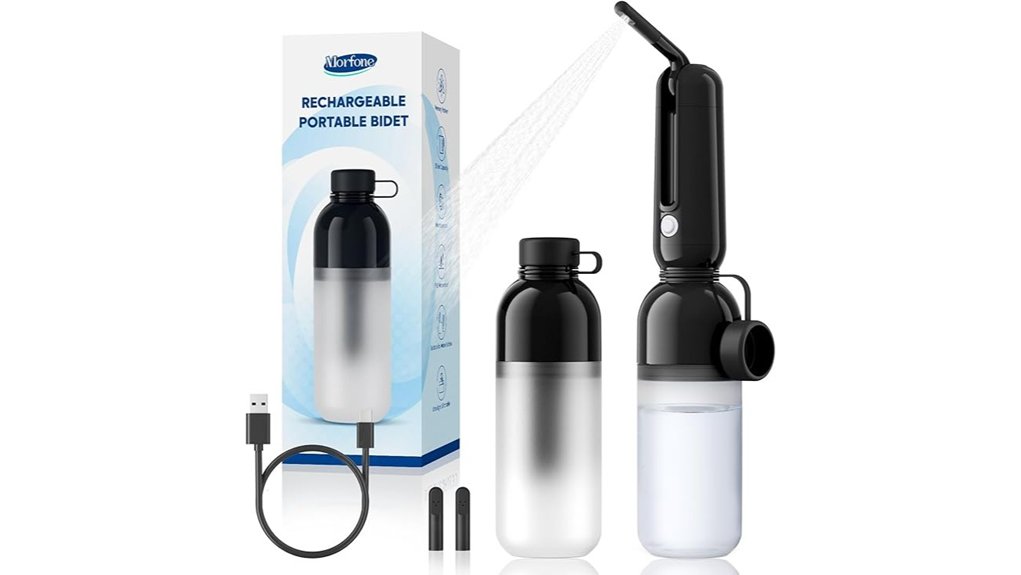usb c dual spray rechargeable bidet