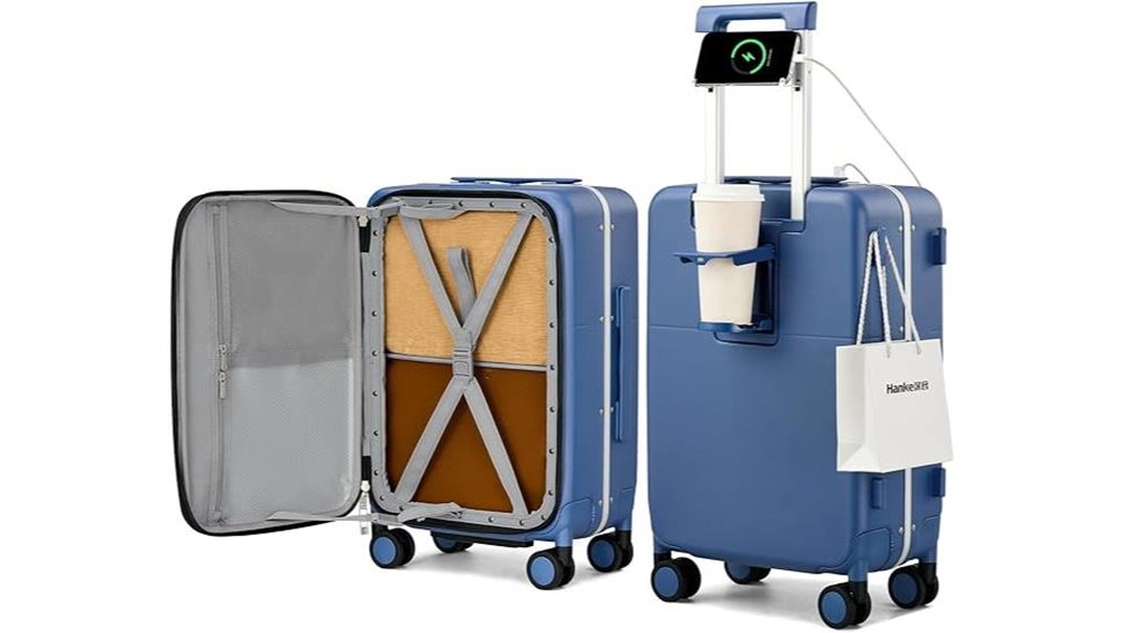 usb charging 20 inch luggage