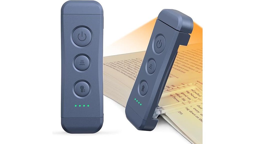 usb clip on book light