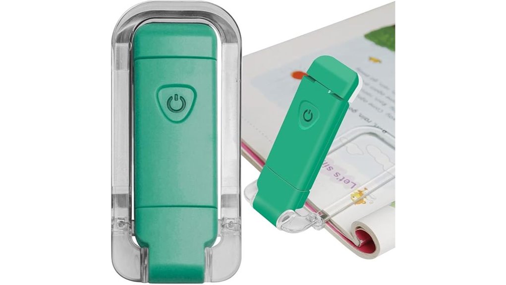 usb clip on book light