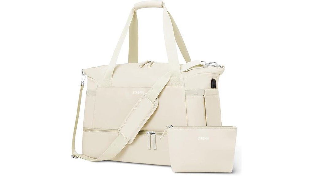 Best Weekender Bags for Train Travel That Pack Light 5 usb enabled women s gym bag