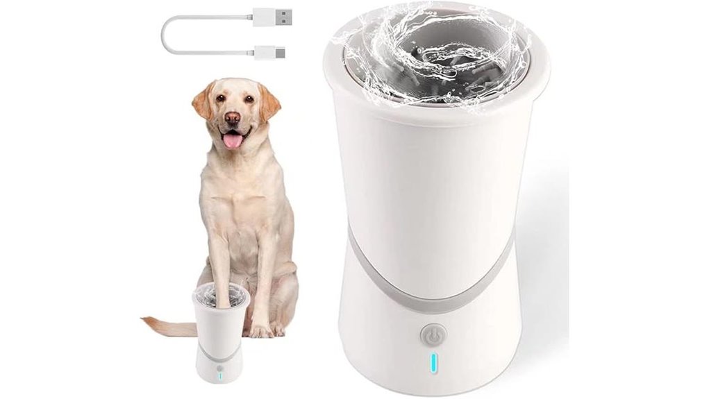 Portable Paw Cleaners Quick Rinse Cups for Muddy Travel Days 7 usb powered automatic paw cleaner
