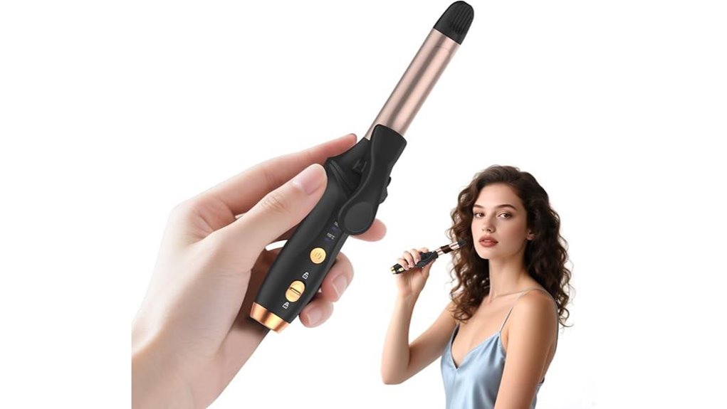 usb powered mini curling iron