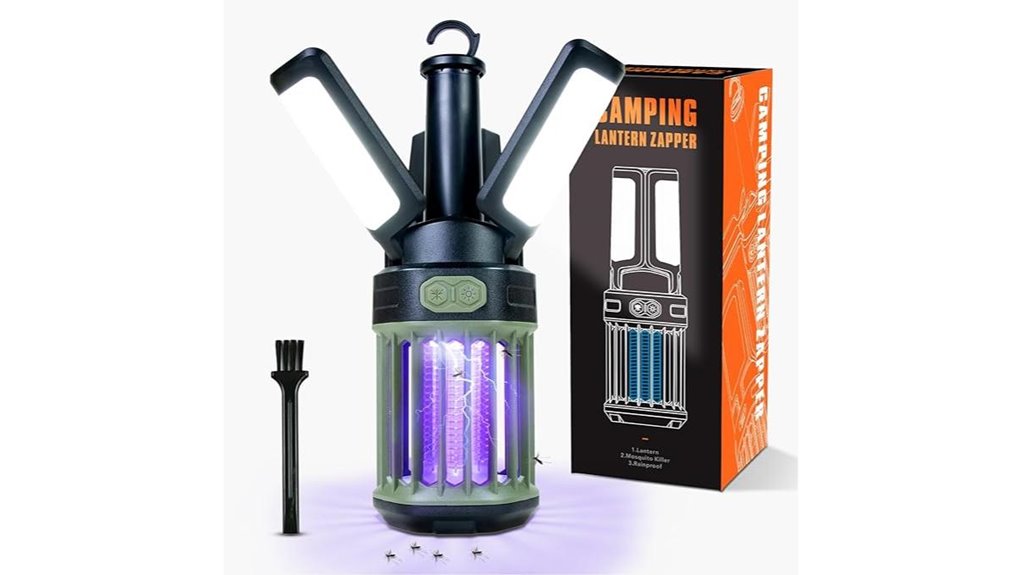 Best Bug Zapper Lantern (Rechargeable) to Keep Pests Away 11 usb rechargeable 2 in 1 bugzapper