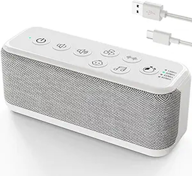 Top Portable White-Noise Machines for Travel (USB Rechargeable) 15 usb rechargeable 42 sound noise machine