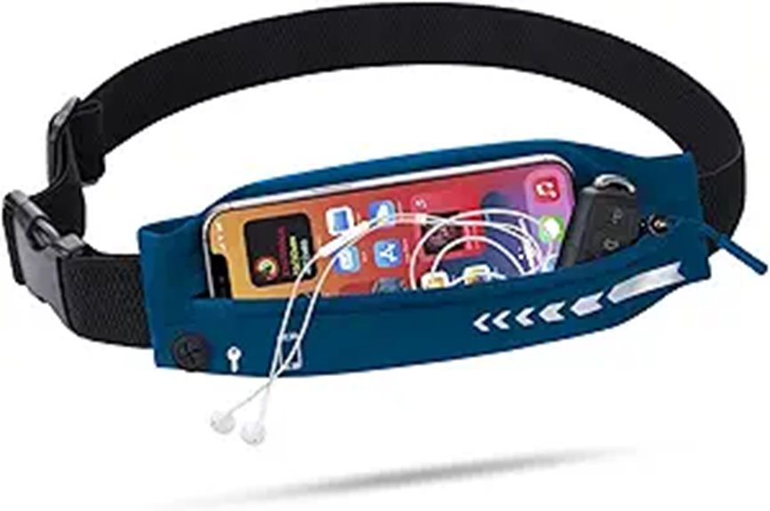 Slim Money Belts That Never Roll or Bunch 13 ushake slim running belt