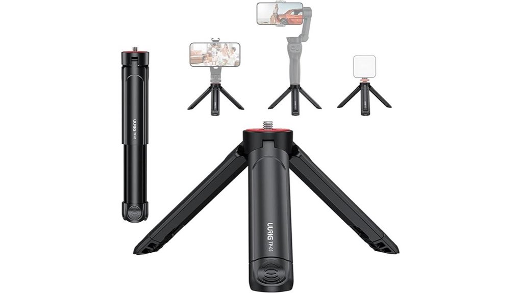The Best Mini Tripods for Roadside Video Calls 9 uurig tp05 selfie tripod