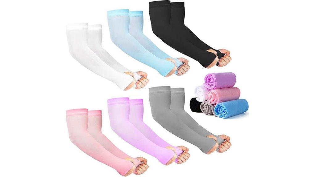 uv cooling thumbhole six colors