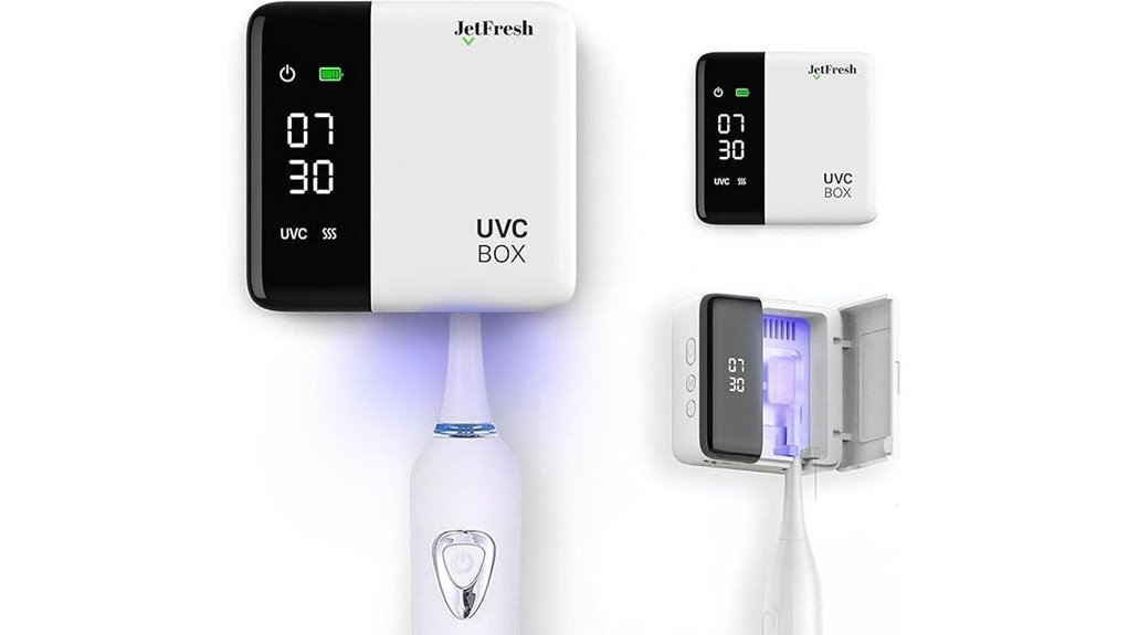 Best UV Toothbrush Sanitizers Travelers Can't Live Without 12 uv led clock airbrush