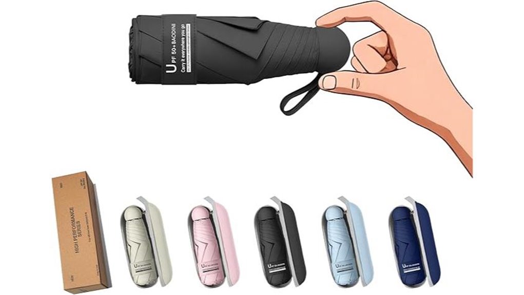 uv mini umbrella case