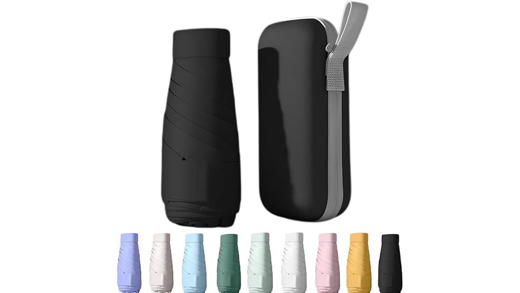 uv protected mini umbrella case