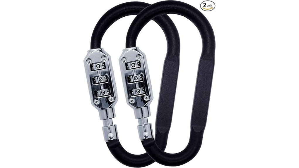 Best Carabiners for Travel: Locking vs Non‑Locking Picks 14 v resourcing 3 dial carabiner keychain