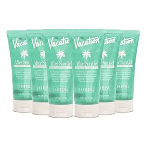 After‑Sun Products for Travel: Aloe Gels or Lotions 1 vacation mini after sun 6 pack