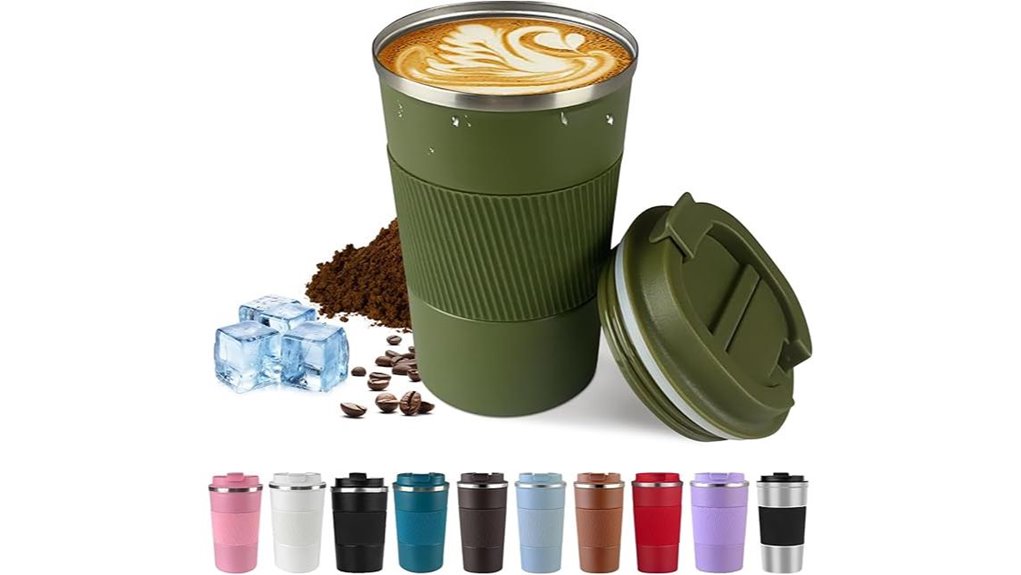 Best Insulated Travel Mugs (Durable) Worth Showing Off 10 vacuum insulated leak proof green mug