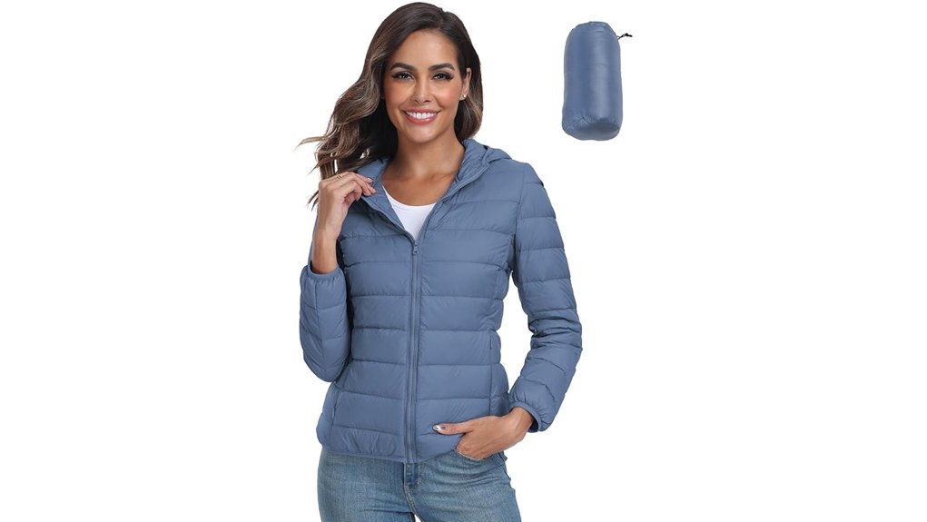 valennia packable hooded down
