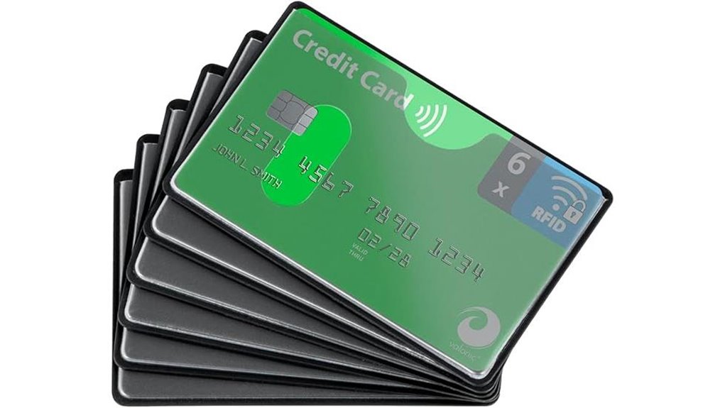 Best RFID Blocking Card (Wallet Insert) That Keeps Cards Safe 13 valonic rfid card sleeves
