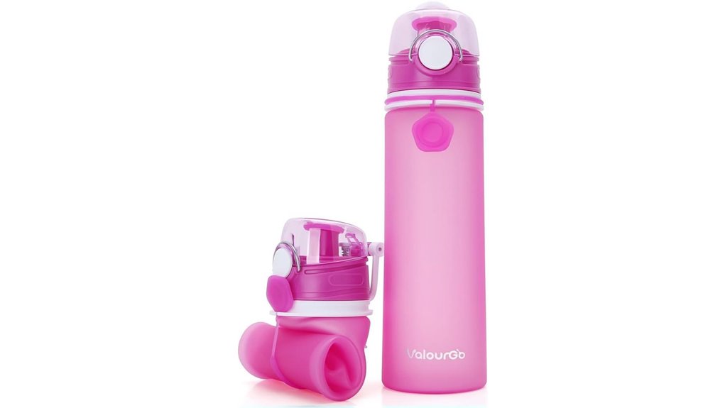 Best Collapsible Water Bottles with Leakproof Valves 3 valourgo 21oz collapsible bottle