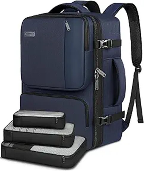 Modular Travel Backpacks That Fit Packing Cubes Perfectly 14 vancropak tsa backpack cubes
