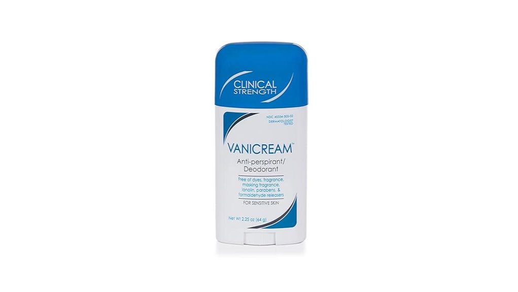 vanicream sensitive unscented deodorant