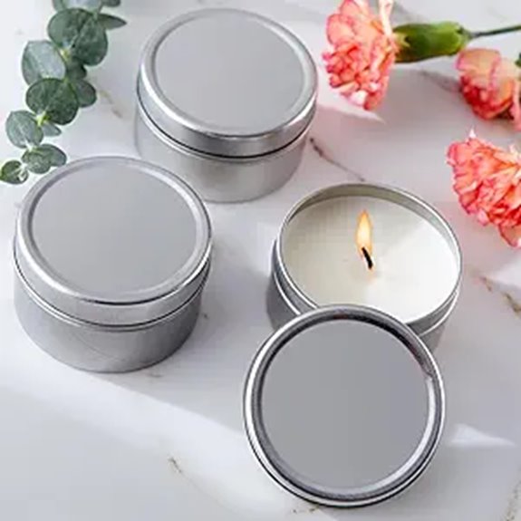 Travel Candles (Tin Containers) That Light Up Your Adventure 10 vanilla candle wedding favors
