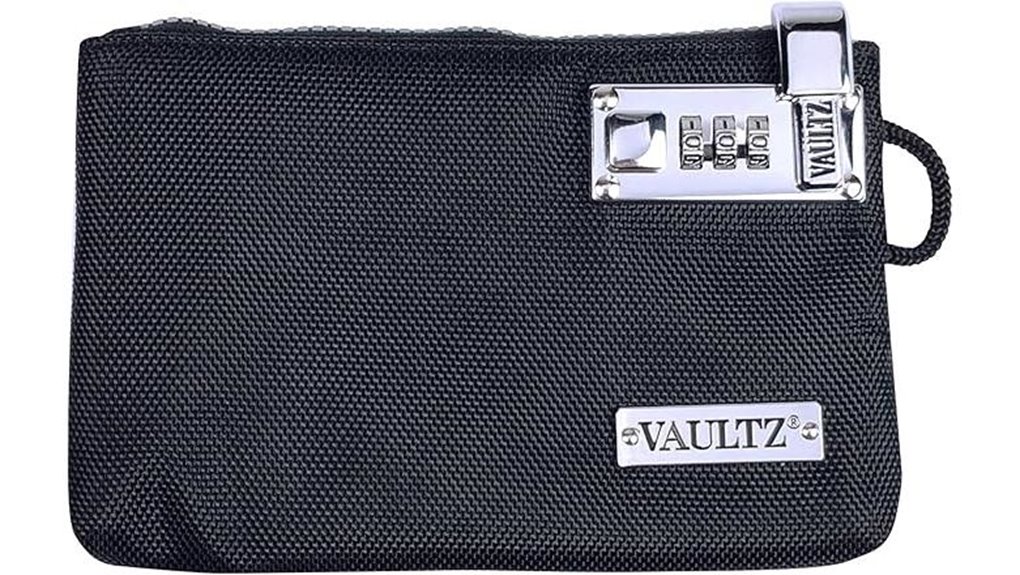 Lockable Toiletry Bags That Keep Your Essentials Secure 9 vaultz locked 7x5x0 5 pouch
