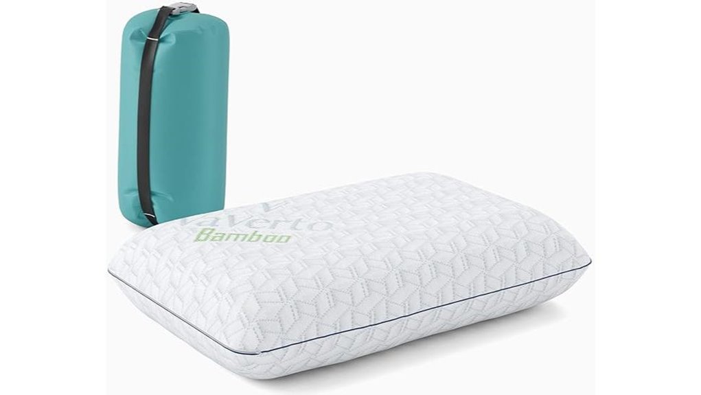 Say Goodbye to Flat Nights: Foam Camping Pillow (No Puncture) 7 vaverto medium firm pillow