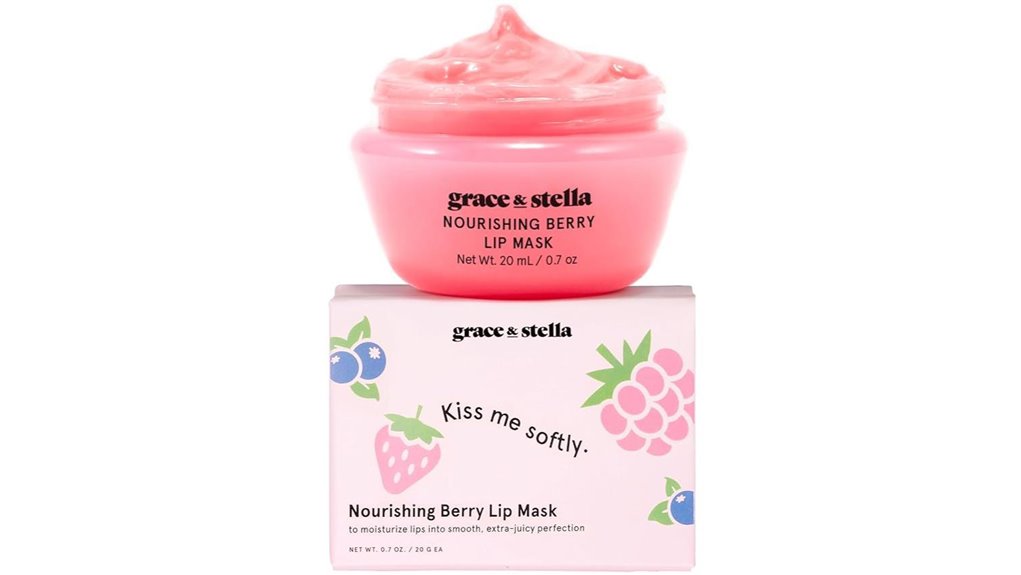 Top Lip Sleeping Mask (Mini Jar) for Overnight Hydration 4 vegan award winning lip butter