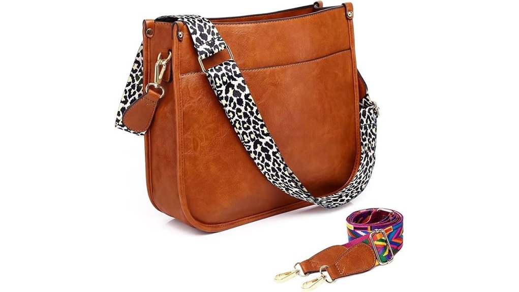 vegan leather zippered crossbody