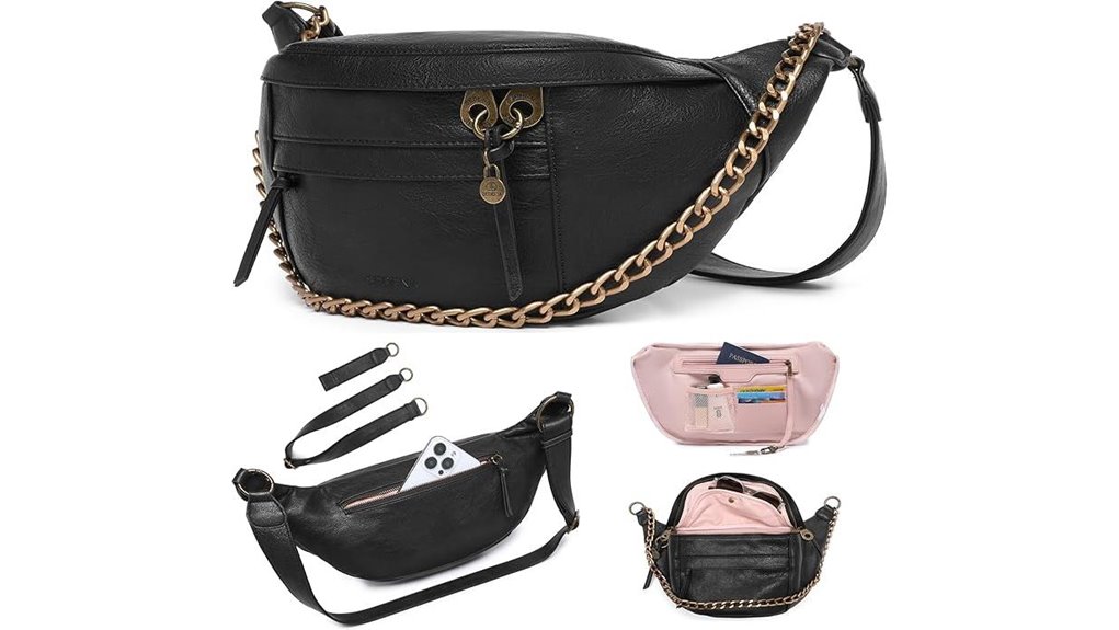 vegan rfid anti pickpocket crossbody