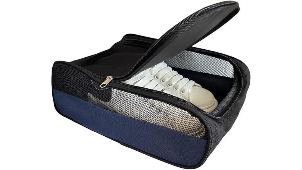 Essential Shoe Bags for Travel: Ventilated vs Waterproof 4 ventilated black blue travel bag
