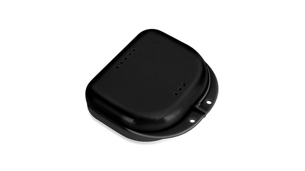 Vented, Crush‑Resistant Mouthguard Cases for Traveling 8 ventilated slim retainer case