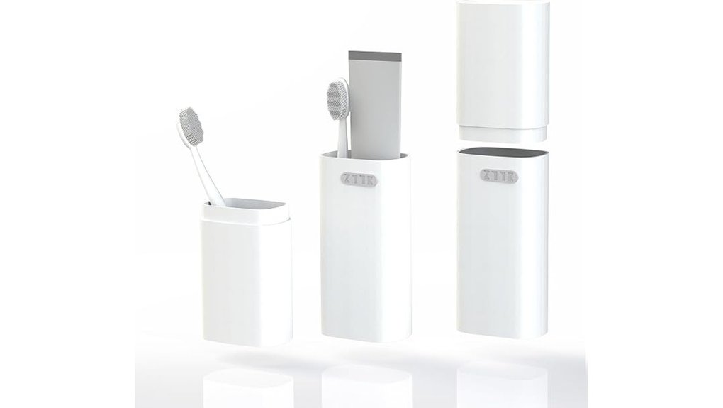 Ventilated Toothbrush Travel Cases That Dry Fast 11 ventilated white toothbrush mouthwash