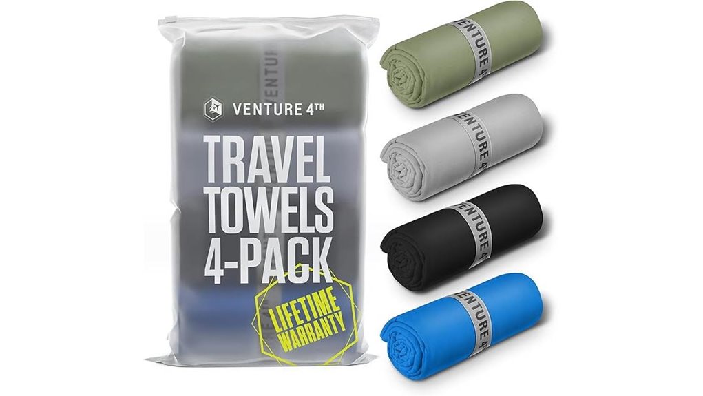 venture 4th quick dry towels