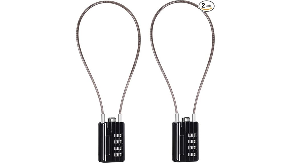 Travel Cable Locks for Lockers & Bags You’ll Love 9 versatile resettable 4 digit padlock