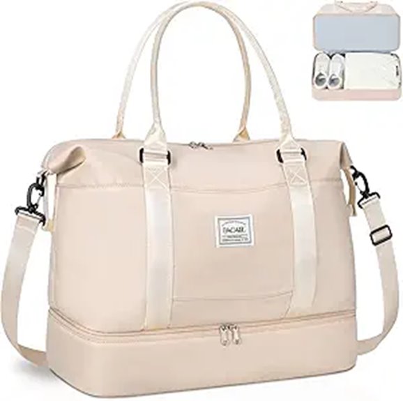 versatile weekend gym tote